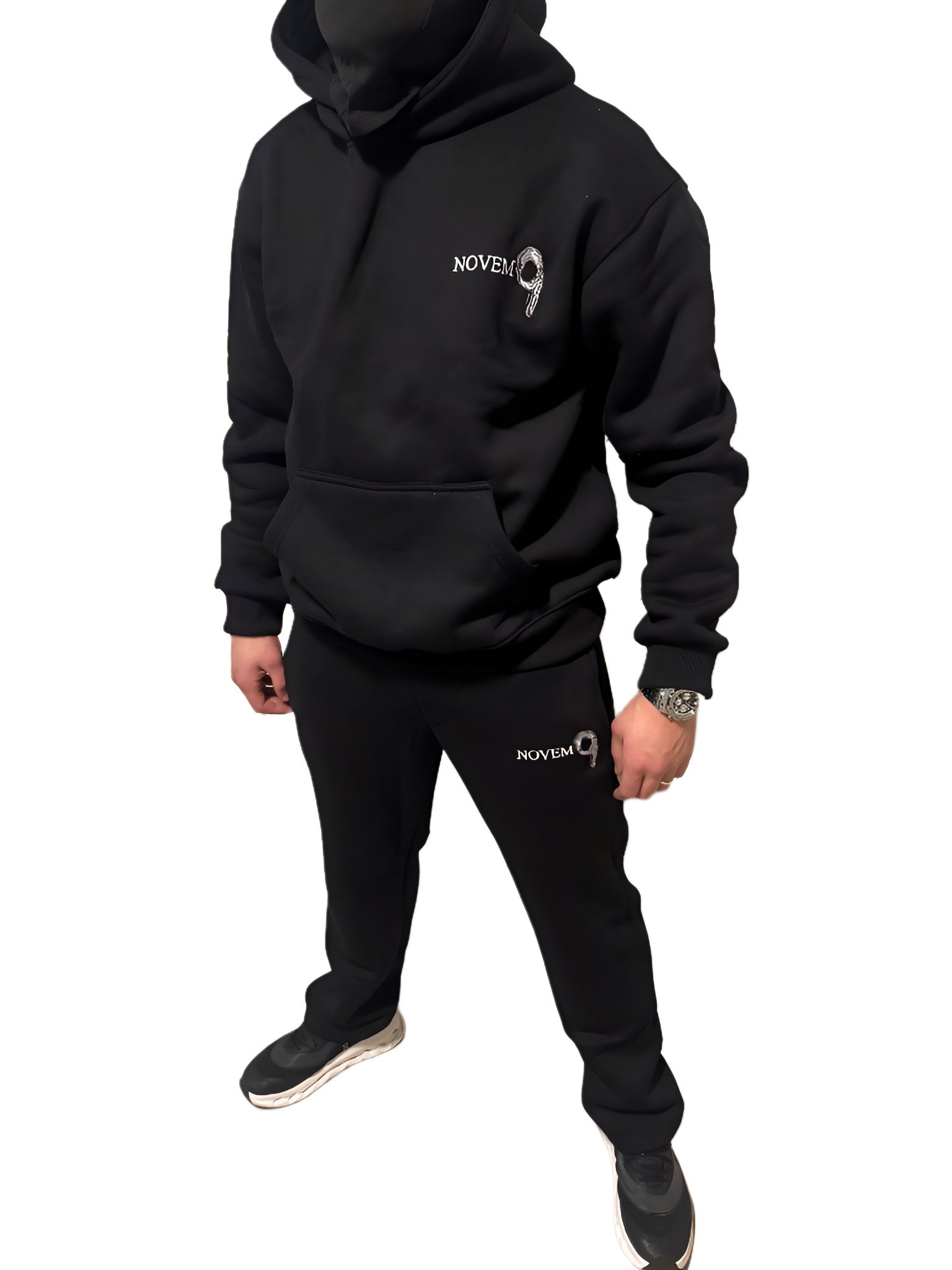 NOVEMO - BLACK FULL SET HOODIE