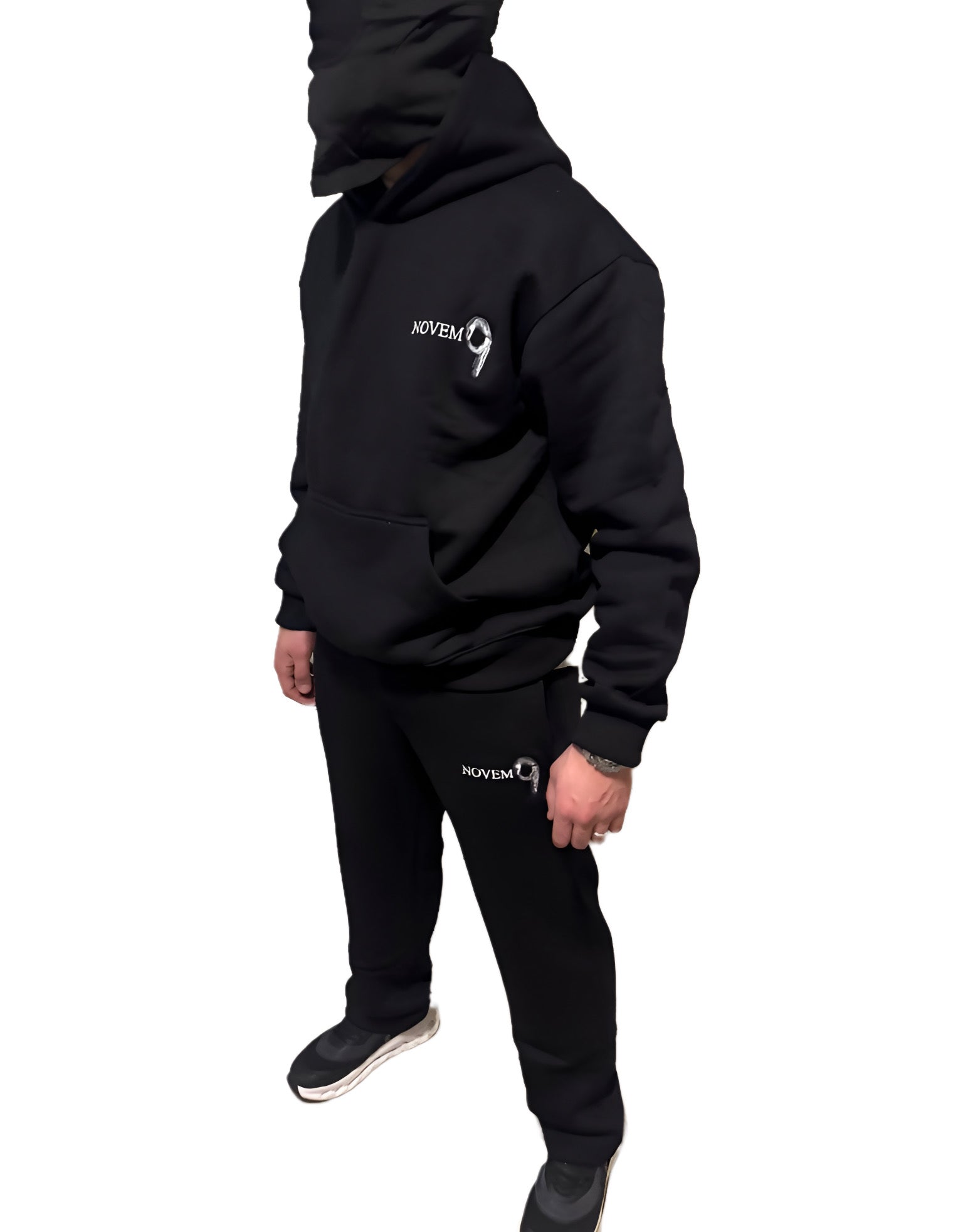 NOVEMO - BLACK FULL SET HOODIE