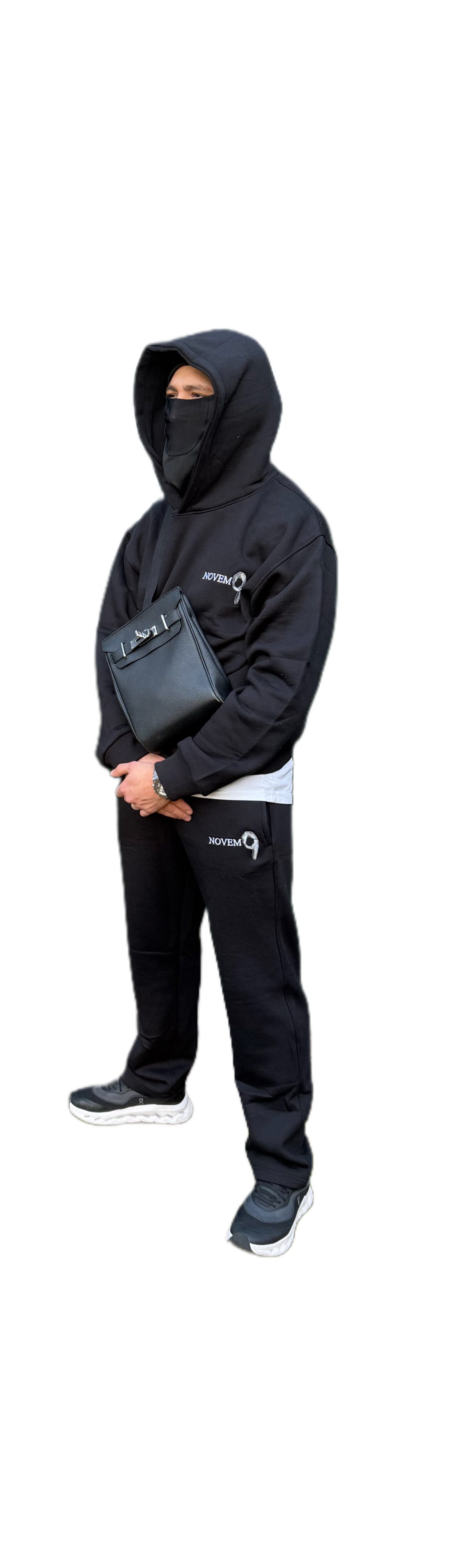 NOVEMO - BLACK FULL SET HOODIE